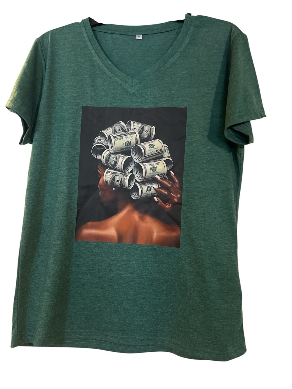MONEY GREEN T-SHIRT  NWOT